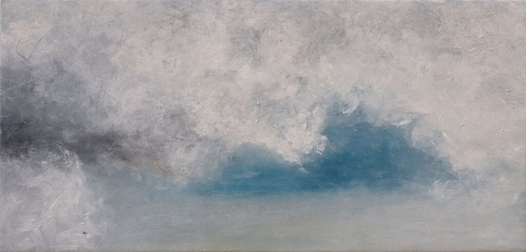 ein Wolkenmeer braut sich zusammen